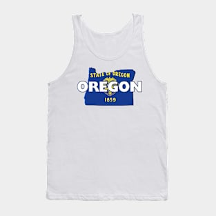 Oregon Colored State Tank Top